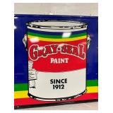 GRAY SEAL PAINT SIGN 48X48