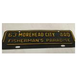 1963 MOREHEAD CITY 440 TAG