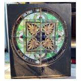 LARGE GORGOUS STAINED GLASS WINDOW 