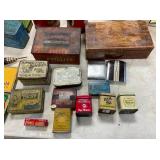 COLLECTION EARLY TOBACCO TINS