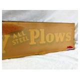 NOS BRINLY PLOWS SIGN 36X9