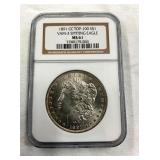 1891 CC TOP-100 $1 MS61