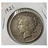 STRONG KEY DATE 1810 PEACE SILVER DOLLAR