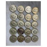 20 40% SILVER KENNEDY HALVES