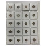 20 BARBER DIMES W/ DATES