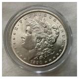 BRILLIANT UNC 1890 MORGAN
