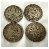1879,1887,1889 MORGAN SILVER DOLLARS