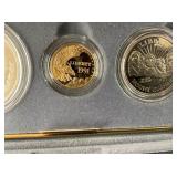 1991 MOUNT RUSHMORE PROOF ANN COIN SET