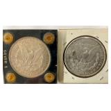 1882, 1902 MORGAN SILVER DOLLARS