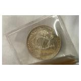 1920 PILGRIM TERCENTENARY SILVER 1/2