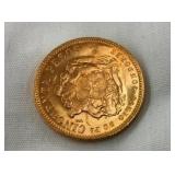 1974 .3 OZ GOLD CHILE 50 PESOS