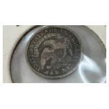 1830 CAPPED BUST SILVER 1/2 DIME