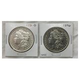 UNC 1896/1881-O MORGAN SILVER DOLLARS