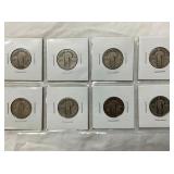 (8) 1926 STANDING LIBERTY QUARTERS