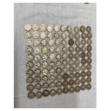 100 MERCURY SILVER DIMES