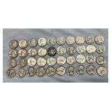 40 WASHINGTON SILVER QUARTERS
