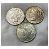 1922,1923 PEACE SILVER DOLLARS