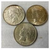 2-1922,1923 PEACE DOLLARS