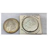 1921,1878 MORGAN SILVER DOLLARS