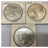 1922,1923 MORGAN SILVER DOLLARS