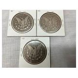 (2) 1896-0/1888-O MORGAN SILVER DOLLARS