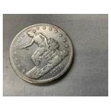 WEIGHS 27.22 GRAMS SILVER