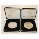 2000,2005 SILVER AMERICAN EAGLES