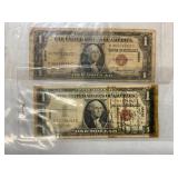 1935A/1955A HAWAII $1 BILLS