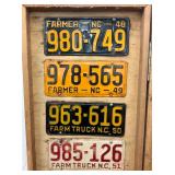40+ YEAR COLLECTION LICENSE TAGS
