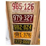 40+ YEAR COLLECTION LICENSE TAGS