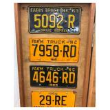 40+ YEAR COLLECTION LICENSE TAGS