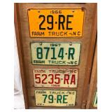 40+ YEAR COLLECTION LICENSE TAGS