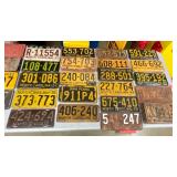40+ YEAR COLLECTION LICENSE TAGS