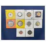 LOT FOREIGN COINS/CANADA/ENGLAND 1950-67