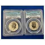 LOT 1299 (2) 2019S PR70 KENNEDY HALVES