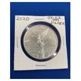 LOT 1312 2020 1 OZ SILVER LIBERTAD