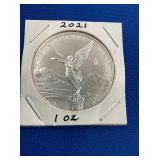 LOT 1313 2021 1 OZ SILVER LIBERTAD