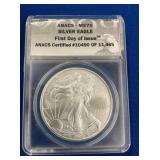LOT 1320 2009 MS70 SILVER EAGLE