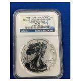 LOT 1321 2013W SILVER REV. PF70 EAGLE