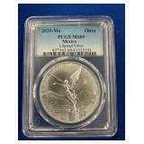 LOT 1330 2020 1 OZ MS69 SILVER LIBERTAD