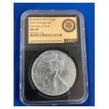 LOT 1343 2019W MS70 SILVER EAGLE