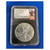 LOT 1345 2021W MS70 HERALDIC EAGLE