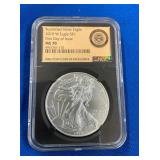 LOT 1347 2019W MS70 SILVER EAGLE