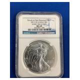 LOT 1351 2011S MS69 SILVER EAGLE