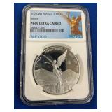 LOT 1374 2022 1OZ PF69 SILVER LIBERTAD