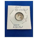 LOT 1381 2007 1/20 SILVER LIBERTAD