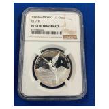 LOT 1387 2 SILVER 1 OZ GERMANIA BEAST