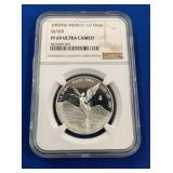 LOT 1389 2005 1/2OZ SILVER LIBERTAD