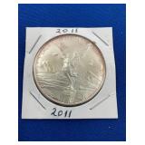 LOT 1394 2011 1 OZ SILVER LIBERTAD