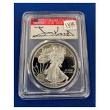 LOT 1399 2017W PR70 SILVER CAMEO EAGLE
